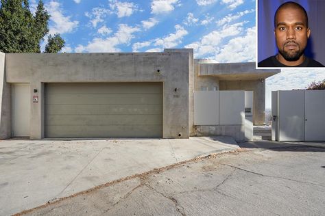 Kanye West's Former Minimalist Hollywood Hills Home Goes Back on the Market for $3.7M Kanye West Home, Kanye West House, The Sunset Strip, Hollywood Hills Homes, Ocean Front Property, Malibu Home, West Home, Hollywood Boulevard, Sunset Strip