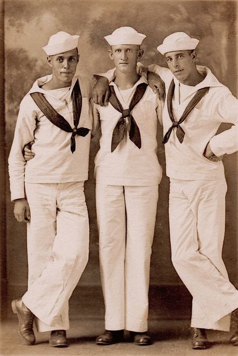 Sailor Men Outfit, Sailor Aesthetic Male, Vintage Sailor Outfit Men, Sailor Uniform Reference, Nautical Outfits Men, Sailor Costume Mens, Vintage Sailor Aesthetic, Sailor Uniform Men, Sailor Costume Men