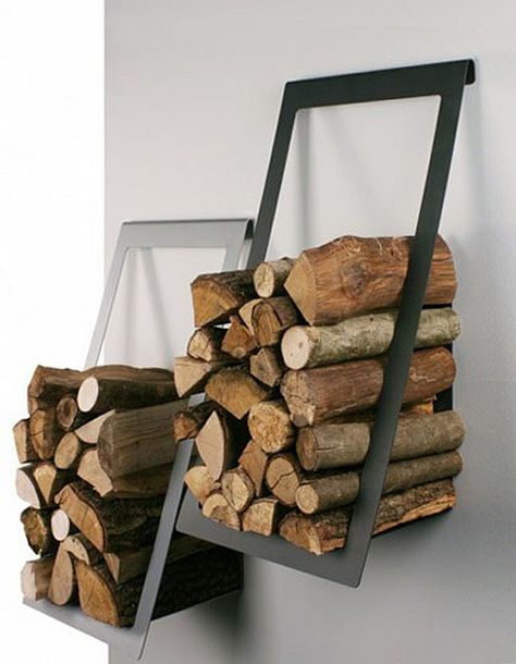 storing wood by the style files, via Flickr Firewood Storage Indoor, Scandinavia Design, Firewood Holder, Firewood Rack, Log Holder, Firewood Storage, Into The Wood, Into The Woods, Wooden Storage