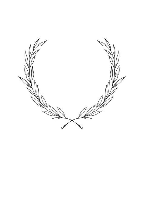 Mini Greek Tattoo, Crown Of Laurel Tattoo, Greek Leaves Tattoo Knee, Greek Crown Tattoo, Greek Wreath Tattoo, Laurel Crown Tattoo, Wreath Tattoo Design, Laurel Tattoo Design, Greek Leaves Tattoo