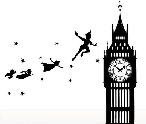 Peter Pan Peter Pan Stencil, Peter Pan Cricut, Peter Pan Silhouette Printable Free, Peter Pan Svg Free, Peter Pan Silhouette Flying, Peter Pan Artwork, Peter Pan Clock Tower, Peter Pan Background, Peter Pan Painting