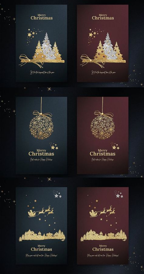 Greeting Card Christmas Design, Christmas Card Business, Nightmare Before Christmas Font, Christmas Illustration Design, Christmas Fonts Alphabet, Foil Christmas Cards, Gold Foil Christmas, Christmas Greetings Card, Christmas Fonts Free