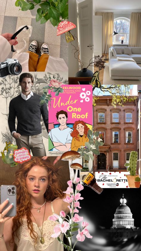 Under One Roof by Ali Hazelwood #underoneroof #alihazelwood #booktok #moodboards #stem Under One Roof Aesthetic, Under One Roof Ali Hazelwood Aesthetic, Love Theoretically Ali Hazelwood Fanart, Loathe To Love You Ali Hazelwood, Bride Ali Hazelwood Fanart, Under One Roof Ali Hazelwood, Ali Hazelwood Fanart, Ali Hazelwood Books, Romcom Books