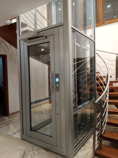 Home Elevators, House Lift, Indoor Pool Design, Glass Lift, Elevator Design, Glass Elevator, Outdoor Living Rooms, Lift Design, Custom Built Homes