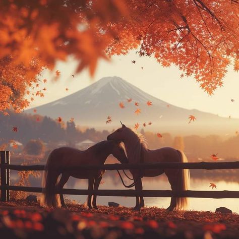 Horse Background, Fall Banner, Horse Wallpaper, Horse Life, Donkeys, Computer Wallpaper, Autumn Theme, Country Life, Farm Life