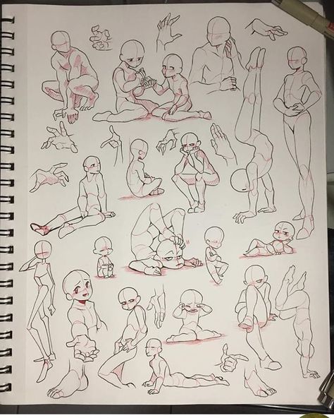 Mr Steak Sketch Base, Sitting On Floor Pose Reference, Interesting Poses, Character Anatomy, 4 Drawing, Webtoon Ideas, Body References, Construction Lines, Oc Maker