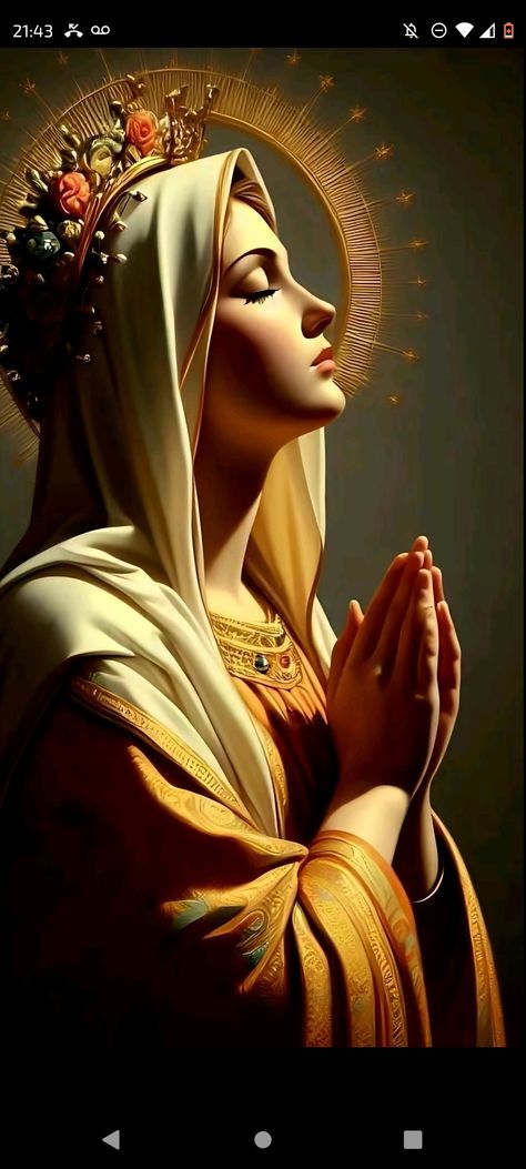 Mother Mary Images Catholic Art, Holy Mary Mother Of God, Mother Mary Wallpaper, Virgin Mary Picture, Mary Jesus Mother, Mother Mary Pictures, Mary Mother Of God, Jesus Mother, Virgin Mary Art