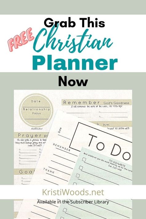 Two Christian Planner Pages Christian Planner Printables, Christian Digital Planner, Christian Planner Ideas, Thanksgiving Exercise, Free Christian Printables, Exam Planner, Christian Notebook, Faith Planner, Study Printables