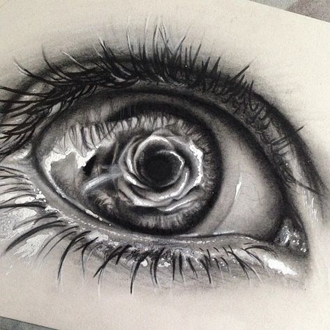 Eye With Tear Tattoo, Tattoos Of Eyes, Rose Eye Tattoo, Eye Rose Tattoo, Eye Tattoo Ideas Women, Bottom Of Foot Tattoo, Jail Tattoos, Traditional Chicano Tattoos, Eye Tattoo Ideas