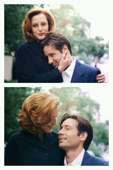 Mulder and Scully are too perfect. X Files is still one of my favorite shows ever Scully Mulder, Mulder And Scully, David And Gillian, Mulder Scully, Top Pic, Fox Mulder, Dana Scully, I Love Cinema, David Duchovny