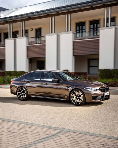 BMW M GmbH on Instagram: “Did you know that today is Wear Brown Shoes Day? How about turning it into Drive a Brown Car Day? The BMW M5 Competition. #TheM5 #BMW #M5…” Brown Bmw, Rich Architecture, Bmw M5 Competition, Brown Car, M5 Competition, Luxury Transportation, Lux Life, Luxury Photography, Cars Auto