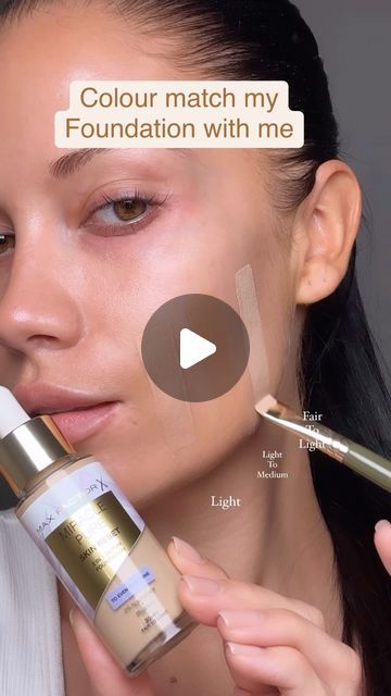 Jacinta Spencer on Instagram: "AD.  Match my foundation with me using the new @maxfactor Miracle Pure Skin Reset Serum Foundation available at @bootsuk . 
•
#makeup #miraclepure #2in1skinreset #foundation #maxfactor" Foundation Swatches, Pure Skin, Serum Foundation, Max Factor, Match Me, Color Matching, Serum, Foundation, Pure Products