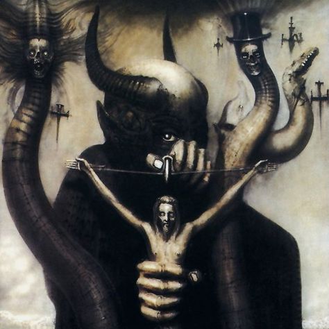 Celtic Frost - 1985 - To Mega Therion Hr Giger Art, Celtic Frost, Giger Art, H.r. Giger, The Boogeyman, Metal Albums, Cover Artwork, Album Cover Art, Special Effects