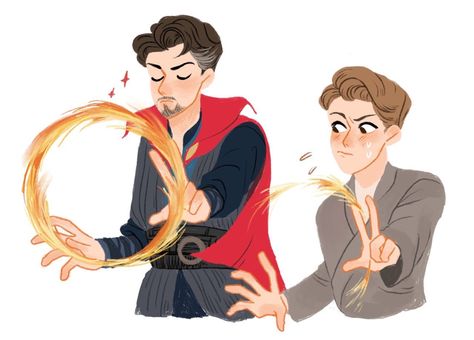 Aesthetic Magic, Superfamily Avengers, Marvel Fan Art, Marvel Avengers Funny, Dr Strange, Marvel Jokes, Wow Art, Avengers Funny, Yellow Aesthetic