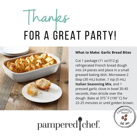 Lori C's Pampered Chef Party!! | Thank you all for joining us this week for Lori's party, we had so much FUN | Facebook Pampered Chef Party Closing Soon, Pampered Chef Party, Chef Party, Pampered Chef Recipes, French Bread, Chef Recipes, What To Make, Pampered Chef, Seasoning Mixes