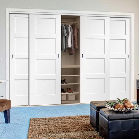 Doors, Door White, Sliding Wardrobe, Wardrobe Doors, Wardrobe, Frame, White