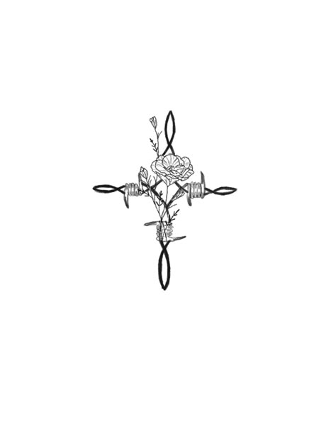 Western Aesthetic Tattoo Ideas, Country Minimalist Tattoo, Cross With Barbed Wire Tattoo, Western Tattoos Back Of Arm, Fly High Cowboy Tattoo, Country Skull Tattoo, Cute Barbwire Tattoo, Spine Western Tattoos, Western Theme Tattoo Women