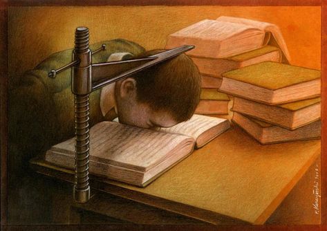 New Thought-Provoking Satirical Illustrations By Pawel Kuczynski | Bored Panda Ilustrasi Satir, Satirical Illustrations, Question Everything, Reading A Book, Art Academy, Drawing Tutorials, Illustrations And Posters, A Drawing, Satire