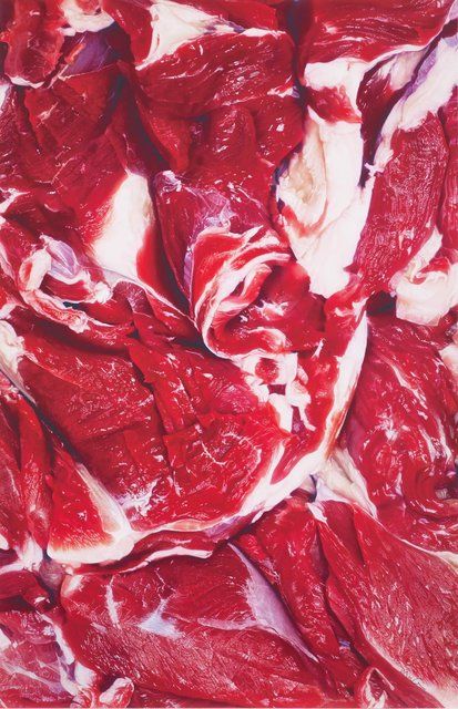 Meat Art, Marc Quinn, Raw Meat, Homestuck, In The Flesh, Affordable Art, Horror Art, Art Fair, Art Blog