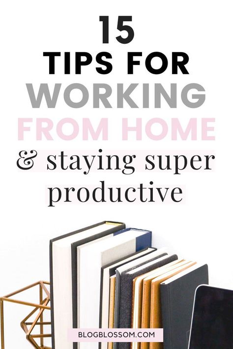 Work From Home Productivity, Nontoxic Makeup, Work Remote, Staying Productive, Goals Business, Work Productivity, Working Remotely, Motivation Poster, Organizing Time