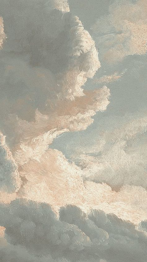 Aesthetic Wallpaper Iphone Dark Academia, Classical Art Background, Light Academia Aesthetic Painting, Vintage Clouds Wallpaper, Light Academia Art Aesthetic, Light Phone Wallpaper Aesthetic, Light Vintage Wallpaper, Light Iphone Wallpaper Aesthetic, Iphone Esthetic Wallpaper