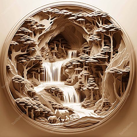 Diy Wood Engraving, Illusion 3d, Grayscale Image, Laser Engraved Ideas, Engraving Art, 3d Pictures, Laser Art, Cnc Wood, Laser Cnc