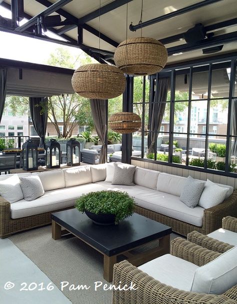 Outdoor Furniture Layout, Restoration Hardware Outdoor, Outdoor Cabana, Contemporary Outdoor Furniture, Patio Layout, Outdoor Furniture Decor, Rooftop Garden, Outdoor Decor Backyard, Grand Staircase