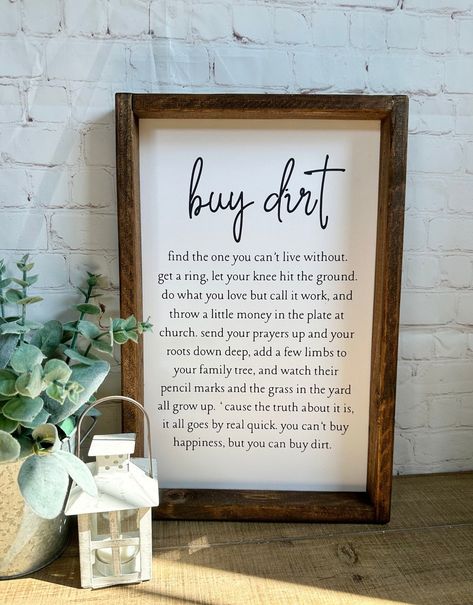 This Signs item by BuckeyeCraftCompany has 4055 favorites from Etsy shoppers. Ships from Massillon, OH. Listed on Aug 28, 2024 Buy Dirt Lyrics Sign, Rustic Home Wall Decor, Family Farmhouse Signs, Country Western Bedroom Decor, Country Lake House Decor, Farmhouse Ideas Inspiration, Country Music Room Decor, Master Bath Wall Decor, Rustic Farmhouse Bedroom Country