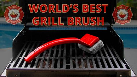 Grill Rescue - The World's Best Grill Brush by Grill Rescue — Kickstarter Grill Cleaner, Grill Outdoor, Florida Weather, Grill Brush, I Grill, Grill Apron, How Do You Clean, Shocking Facts, Clean Grill