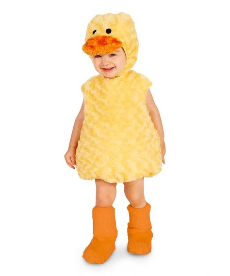 Duckling Costume, Duck Halloween Costume, Duck Costume, Yellow Duckling, Duck Costumes, Plus Size Halloween Costume, Clever Halloween Costumes, Bird Costume, Costume For Kids