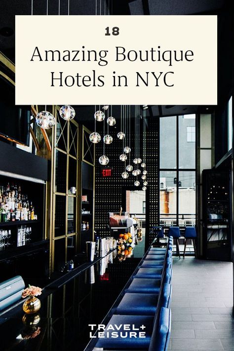 Small and customized hotels are where it's at in New York City, from chic Soho spots to Midtown favorites. #eastcoast #unitedstates #travelandleisure Nyc Boutique Hotel, New York Boutique Hotel, New York City Hotels With A View, Best Boutique Hotels In Nyc, Best Hotels In Midtown Nyc, Best Hotels In New York City, Best Nyc Hotels, Boutique Hotels New York, Hotels Nyc