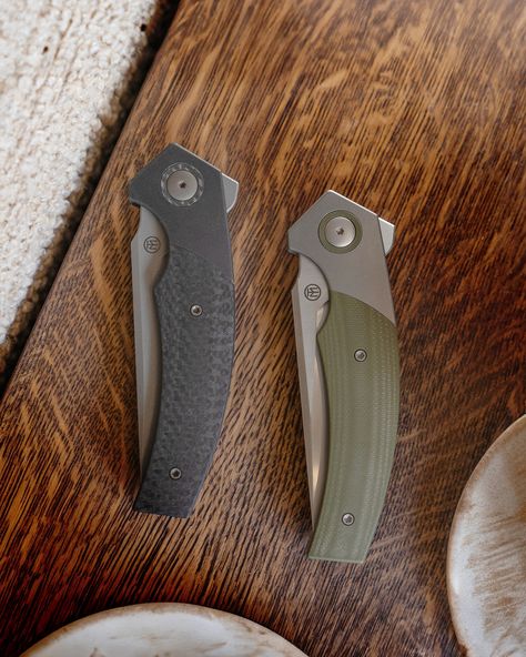 The Grailer 4 is here!⁠ ⁠ The Grailer 4 is a collaboration between @Knivesandtools and designer Michel Timmermans. @mt_custom_knives This exquisitely crafted folding knife is made to the highest standards from premium materials by one of the world’s leading knife manufacturers: WE Knife. @weknives The design is based on Michel Timmermans’ Genesis 2.1 custom knife. We have reproduced the knife, maintaining its original size, appearance, and feel. Unlike his custom work, the Grailer 4 is access... Opinel Knife, Genesis 2, Custom Knife, Folding Knife, Folding Knives, The Originals, The World, Leather, Design