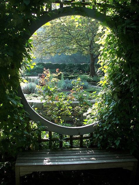 Fantasy Lifestyle, Moon Gate, Mushroom Garden, Fantasy Garden, Nature Home, Garden Gazebo, The Secret Garden, Alam Yang Indah, Garden Gates