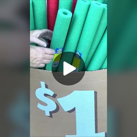 Save your pool noodles for Christmas...🎅🎄 #dollartreefinds #poolnood... | Dollar Tree Finds | TikTok Christmas Pool Noodle, Decoracion Navidad Diy, Pool Noodle Crafts, Hometalk Diy, Christmas Arch, Pottery Barn Christmas, Christmas Decorations Diy Crafts, Natural Christmas Decor, Pool Noodle