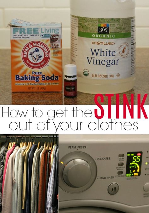 An Uncomplicated Life Blog: How To Get The STINK Out Of Your Clothes Smelly Laundry, Smelly Clothes, Odor Remover, Laundry Hacks, Quick Cleaning, House Cleaning, Life Blogs, House Cleaning Tips, Diy Cleaning Products