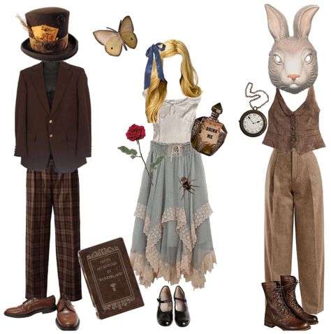 Alice in Wonderland Outfit | ShopLook Alice In Wonderland Party Outfit Ideas, Mad Hatter Theme Party Outfit, Alice In Wonderland Clothing Aesthetic, Alice Wonderland Outfit, Alice In Wonderland Party Costumes, Alice In Wonderland Cosplays, Mad Hatter Tea Party Outfit Ideas, Alice In Wonderland Dress Up Ideas, Alice In Wonderland Aesthetic Outfit Modern