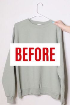 Upscale Sweatshirt Diy, Sweatshirt Jackets Diy Tutorials, Changing Sweatshirt Neckline, Turn A Sweatshirt Into A Jacket, Creative Sweatshirt Design, Upcycle A Sweatshirt, Sweatshirt Refashion Diy Upcycle, Two Sweatshirts Sewn Together, Remove Hood From Sweatshirt