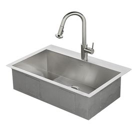 Product Image 1 Kitchen Sink Remodel, Kohler Kitchen Sink, Single Sink Kitchen, Topmount Sink, Sinks Kitchen Stainless, Kitchen Sink Design, Stainless Sink, Drop In Sink, Double Bowl Kitchen Sink