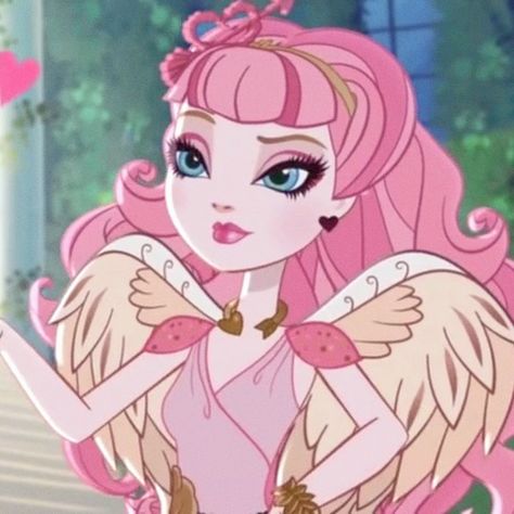 C.a Cupid Ca Cupid Ever After High, Cupid Ever After High, Ca Cupid, Characters With Pink Hair, God Of Love, Raven Queen, Best Icons, Pink Vibes, Princess Of Power