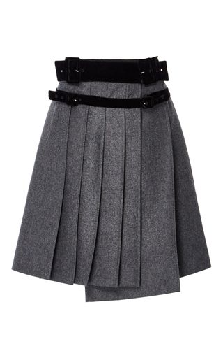 Romantic Academia Fashion, Dark Academia Dress, Light Grey Skirt, Wool Pleated Skirt, Knife Pleated Skirt, Grey Pleated Skirt, Pleats Skirt, Pre Fall 2016, Knife Pleats