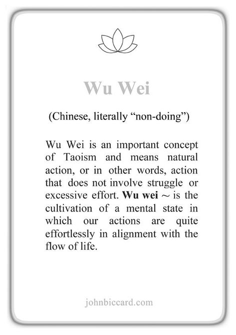 Mental state of Wu Wei Taoism Quotes, Mindfullness Quotes, Wu Wei, Buddhist Wisdom, Next Life, Tao Te Ching, Eastern Philosophy, Red Baron, Philosophical Quotes