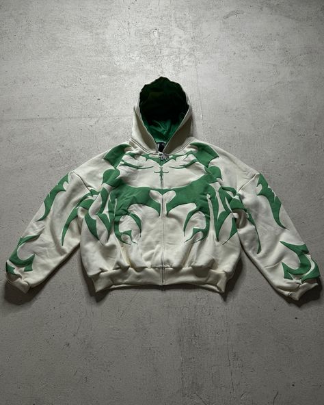 "MATCHA" PUFF PRINT ZIP-UP⁣ 6.18.24 @11AM PST⁣ ⁣ ⁣ [$95 USD] Free US Shipping⁣ ⁣ ⁣ *FEATURES*⁣ [Super Boxy Fit]⁣ [400gsm Cotton Fleece]⁣ [All Over Puff Print]⁣ [Hidden Side Pockets]⁣ [Satin Lined Hood]⁣ [Custom Zipper] ⚠️CAUTION: ZIPPER IS VERY SHARP! Half Jacket, Denim Shirt With Jeans, Dark Men, Loose Hoodie, Style Hip Hop, Puff Print, Casual Long Sleeve Shirts, Surgical Instruments, Style Cardigan