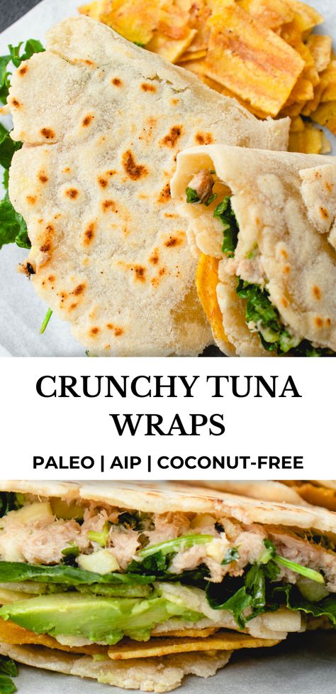 Aip Packed Lunch, Aip Fish And Chips, Tuna Paleo Recipes, Cold Aip Lunch, Aip Guacamole Recipe, Aip Summer Salads, Aip Thai Recipes, Aip Avocado Recipes, Aip Tuna Salad