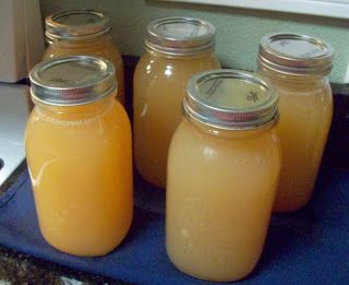 Homestead Roots: Canning Pear Juice Crockpot Broth, Slow Cooker Chicken Broth, Freezing Lemons, Canning Pears, Paleo Mom, Homemade Chicken Stock, Apple Jelly, Frozen Lemon, Sliced Pears