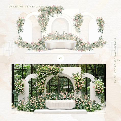 Embrace the harmony of nature Our bride has requested a stunning green base adorned with a combination of flowers for their wedding theme dais. With our 3D design proposal, we're ready to bring this vision to life, blending colors and panel wall for an unforgettable celebration at Rumah Dusun. From the wedding of Faris x Azzyati Photo by : @farisidekstudio Let us turn your dreams into reality. . For rates & packages kindly fill in the form on our website . www.rumahdusun.com.my or kindly c... Wedding 3d Design, Wedding Dais Pelamin, Wedding Photo Booth Ideas, Backdrop Wedding, Nikkah Flower Partition, Pelamin Garden Theme Indoor, Balloon Birthday Themes, Pelamin Rumah Exclusive, Pelamin Mewah Exclusive