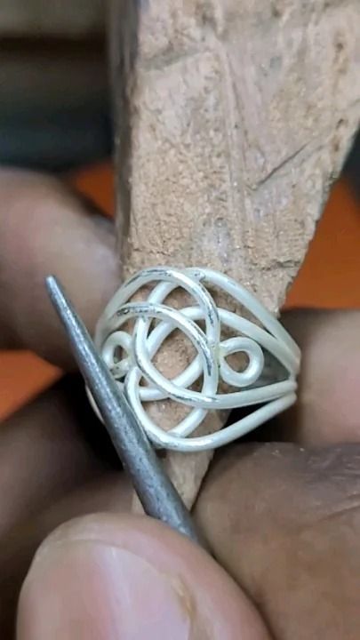 Beautiful twisted silver ring making #shortsvideo #shortsviral #shortsfeed #shortvideo #viral #ring Make Rings Diy, Ring Making Ideas, Silver Ring Making, Silver Ring Ideas, Wire Rings Tutorial, Twisted Wire Rings, Chunky Silver Jewellery, Metal Art Jewelry, Silver Wire Rings