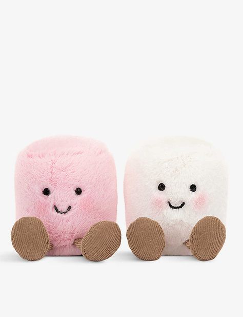 White Marshmallows, Jellycat Stuffed Animals, Friends For Life, Paper Store, Cuddly Toy, Birthday List, Birthday Wishlist, New Toys, Pink Satin