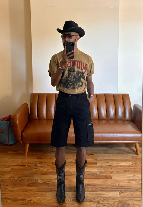 Men’s Coachella Fits, Coachella Cowboy Outfit, Masc Coachella Outfit, Cowboy Carter Tour Outfits, Coachella Fashion Men, Cowboy Inspired Outfit Men, Gay Cowboy Outfit, Men Coachella Outfits, Space Cowboy Outfit