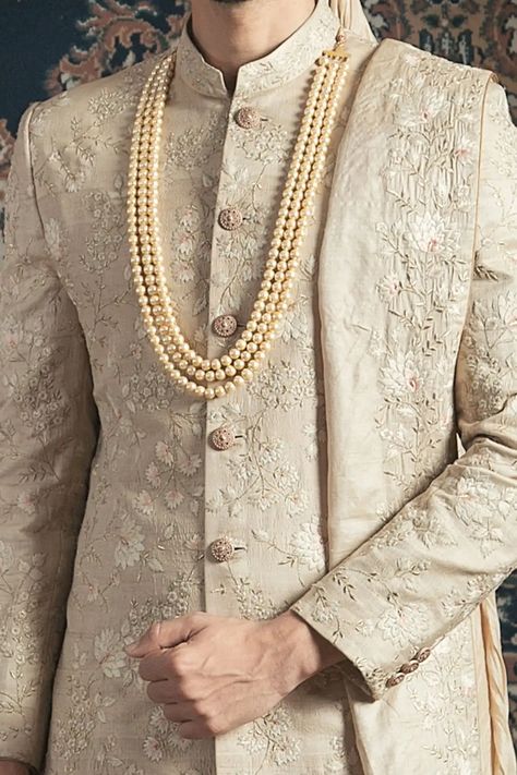 Rachit Khanna, Golden Sherwani, Sherwani For Men Wedding, Wedding Kurta, Embroidered Sherwani, Wedding Kurta For Men, Groom Dress Men, Wedding Outfits For Groom, Unique Wedding Dress