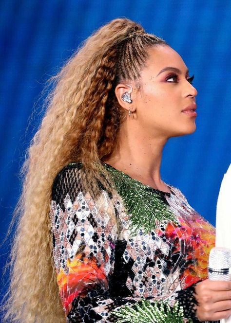 Beyonce Braids, Beyonce Blonde, Beyonce Hair, Beyonce Style, Blonde Braids, Beyonce Queen, Queen Bey, Cornrow Hairstyles, Box Braids Hairstyles